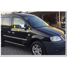 Db Chrome Vw Caddy Cam Çıtası Nikelajı 2004-2014 4 Parça P.çelik