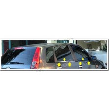 Markadan Ford Fiesta Krom Cam Çıtası 2002-2008 4 Parça Paslanmaz Çelik