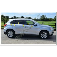 Db Chrome Mitsubishi Asx Cam Çıtası Nikelajı 2011-2019 6 Parça P.çelik