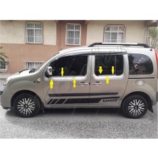 Db Chrome Renault Kangoo Cam Çıtası Nikelajı 2008-2020 4 Parça P.çelik