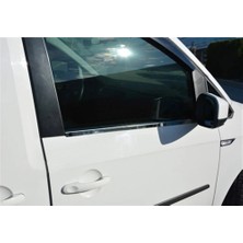 Markadan Vw Caddy Krom Cam Çıtası 2015-2020 2 Parça Paslanmaz Çelik