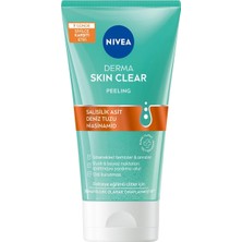 Üstüner Derma Skin Clear Sivilce Karşıtı Yüz Temizleyici Peeling 150ML, Gözenek Arındırıcı,siyah Nokta Azaltır,salisilik Asit,deniz Tuzu, Niasinamid