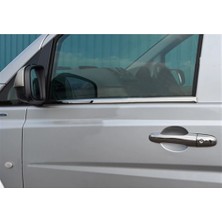 Db Chrome Mercedes Vito Cam Çıtası Nikelajı 2003-2014 2 Parça P.çelik