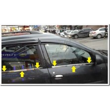 Db Chrome Dacia Logan Mcv Cam Çıtası Nikelajı 2013-2020 4 Parça P.çelik