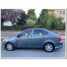 Markadan Hyundai Accent Era Krom Cam Çıtası 2005-2011 4 Parça Paslanmaz Çelik