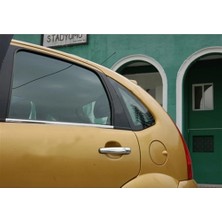 Woc Chrome Citroen C3 Krom Cam Çıtası 2002-2009 4 Parça Paslanmaz Çelik