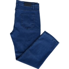 Gambia Outdoor's Erkek Büyük Beden Pantolon Esnek Likralı Normal Bel Düz Paça Kot Pantolon Süper Battal