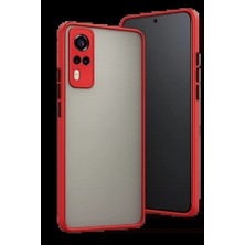 Vivo Y53S Kılıf Montreal Silikon Kapak - Kırmızı