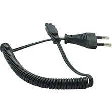 Umut Bilişim Elektrikli Traş Tıraş Makinesı Kablosu 220-240 Volt Cereyan Power Kablo Spiral Model.lütfen Dikkat Eski Kablonuz 220 Voltsa ve Görseldeki Gibi Ucu Oluklu Ise Alınız Yoksa Makineniz Yanar