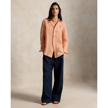 Ralph Lauren Pony Işlemeli Keten Ipli Pantolon
