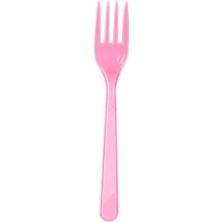 Belirtilmemiş Plastik Çatal Pembe 25 Adet