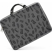 Cap Polo's Laptop Çantası -  Evrak Çantası -  Sert Notebook Çantası - Waterproof Laptop Çantası - Sert Kabuklu Laptop El Çantası 15.6 Inç
