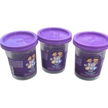 Belirtilmemiş Toy Joy Dough Mor Oyun Hamuru 50G - Çocuklar Için Renkli Play Dough (3'lü Set)