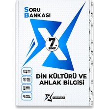 x Yayıncılık 7. Sınıf Din Kültürü ve Ahlak Bilgisi Soru Bankası – Video Çözümlü Akıllı Tahta Uyumlu