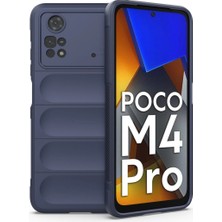 TeknoKapsül Xiaomi Poco M4 Pro 4g Kılıf Optimum Silikon - Lacivert