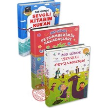 Timaş Çocuk 365 Günde Sevgili Kitabım Kuran Peygamberim Arkadaşları 3 Kitap Set - Nurdan Damla Timaş