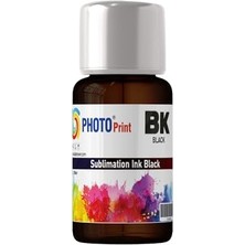 Kazan Hobi L605 Uyumlu Bk Siyah Sublimasyon Transfer Baskı Mürekkebi, 100 Ml, KLT-03252