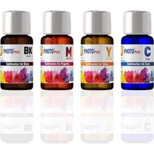 Kazan Hobi L3151 Uyumlu 4 Renk Sublimasyon Transfer Baskı Mürekkep Seti, 100 Ml, KLT-73141