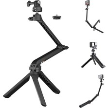 Kazan Hobi Caplock Mantispod Z; Vlog Actioncam Üç Ayaklı Tripod Tutucu | Uzatma Selfie Çubuğu ve 1/4 Dişli Sap, Beş Çekim Modu, GOPRO/DJI/INSTA360 ile Uyumlu