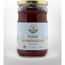 Kazan Hobi Organik Tuzsuz Acı Biber Salçası 610 G