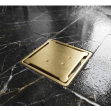 Titanium Design Gold Yer Süzgeci /sifonu