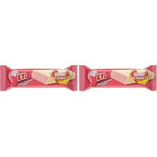 Kazan Hobi Eti Gofret Çilekli Beyaz Çikolatalı 29 G (2 Paketi)