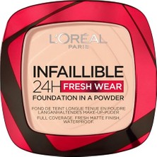 Kazan Hobi 24H Fresh Wear Pudra Fondöten, 180 Rose Sand