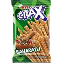 Kazan Hobi Crax Baharatlı Çubuk Kraker 50 G x 20 Adet