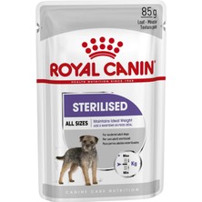 Kazan Hobi Sterilize Köpekler Için Yaş Mama 85 G