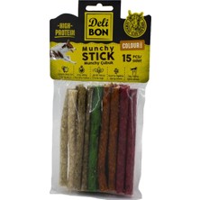 Kazan Hobi Delibon Deriden Munchy Çubuk Karışık Renk; THICKX15PCS., Çok Renkli