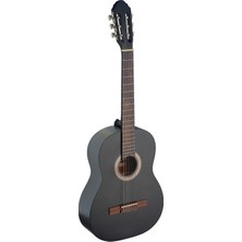STAGG C440 M 4/4 TAM BOY SİYAH SAP AYARLI KLASİK GİTAR