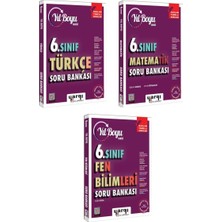 Yargı Yayınları 6. Sınıf Türkçe Matematik Fen Bilimleri Soru Bankası Seti