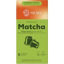 Kazan Hobi Nespresso Uyumlu Mango Vanilya Aromalı Matcha Kapsül 8'li