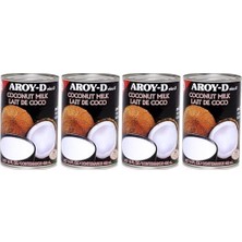 Kazan Hobi Aroy D Marketimgo Hindistan Cevizi Sütü 400 ml x 4 Adet (4 Pieces)