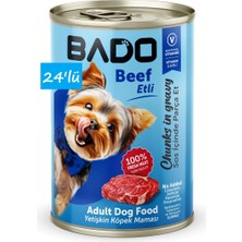 Kazan Hobi Etli Yetişkin Köpek Yaş Maması 400 G, 24'lü