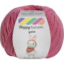 Kazan Hobi Gurumi Amigurumi Örgü Ipi 50 G 130MT Şeker Pembe | Yumuşak ve Orta Kalınlıkta Yapı
