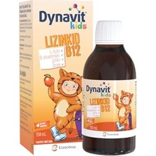 Kazan Hobi Kids LIZINKID-B12 Şurup 150 Ml- Yemek Zamanı; Çocuk L-Lizin Aminoasit Destek, B Vitamin, Krom, Çinko