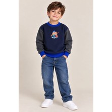 Alasat Erkek Çocuk Ayıcık Baskılı 3 Ip Sweatshirt