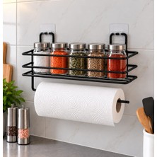 Esmana Living Metal Duvara Asılabilir Baharatlık Standı Baharatlık Rafı