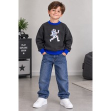 Alasat Erkek Baskılı 3 Ip Baskılı Sweatshirt
