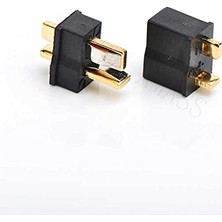 Kazan Hobi Mini T Plug Batarya Konnectörü Kırmızı (Erkek-Dişi Set)