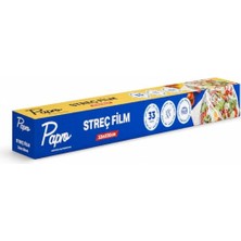 Kazan Hobi Streç Film 33 M x 30 Cm; 8 Mikron Pe, Bpa ve Pvc Içermez | 33 M x 30 cm Ölçülü 8 Mikron Pe Gıda Streçi; Bpa ve Pvc Içermez, Günlük Saklama ve Sarma Işlemlerine Uygundur.