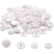 Dng T5 Plastik Çıtçıt 12 mm Beyaz – 4 Parça Komple Çıtçıt Takımı
