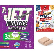 Ünlüler Karması 7.sınıf Jett Ingilizce Fasikülleri 2027 Maarif Model+Telefon Tutucu+Maarif Defter