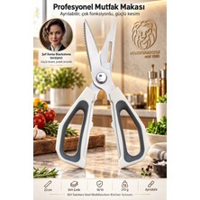 Transformacion Mutfak Makası 18/10 304 Paslanmaz Çelik Ayrılabilir Çok Fonksiyonlu Ağır Hizmet Tavuk Et Kemik Kesici Balık Temizleyici Ceviz Kırıcı Gazoz Açacağı Profesyonel 23 cm 723671