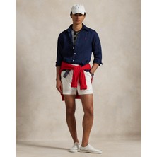 Ralph Lauren Pony Işlemeli Keten Gömlek