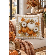 Bertille Home Sonbahar Mutfak Balkon Serisi Dijital Baskılı Kırlent Kılıfı (Halloween Autumn Kitchen)