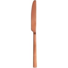 Kazan Hobi Quantum Mat Bakır Yemek Bıçağı 24 cm 6 Adet