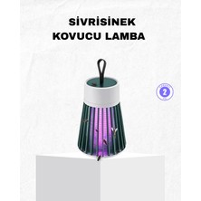 Alkasaz Şarjlı Mor Işıklı Sivrisinek Öldürücü Lamba – Sessiz ve Kimyasal Içermez