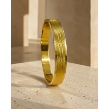 Sarezza Gold Trabzon Desenli Hasır / Şarnel Bilezik -- 8 Ayar– 5,50 gr